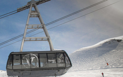 Val Thorens kolejka na Cime Carone (foto: P. Tomczyk)